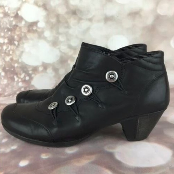 rieker ladies black boots